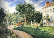Camille Pissarro Garden oil painting on canvas